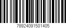 Código de barras (EAN, GTIN, SKU, ISBN): '78924091501405'