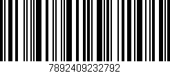 Código de barras (EAN, GTIN, SKU, ISBN): '7892409232792'