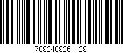 Código de barras (EAN, GTIN, SKU, ISBN): '7892409261129'