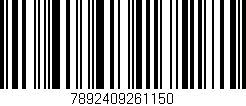 Código de barras (EAN, GTIN, SKU, ISBN): '7892409261150'