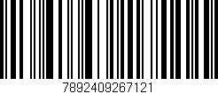Código de barras (EAN, GTIN, SKU, ISBN): '7892409267121'