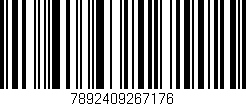 Código de barras (EAN, GTIN, SKU, ISBN): '7892409267176'