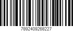 Código de barras (EAN, GTIN, SKU, ISBN): '7892409268227'
