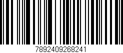 Código de barras (EAN, GTIN, SKU, ISBN): '7892409268241'