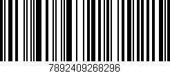 Código de barras (EAN, GTIN, SKU, ISBN): '7892409268296'