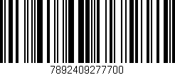 Código de barras (EAN, GTIN, SKU, ISBN): '7892409277700'
