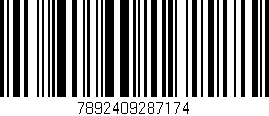 Código de barras (EAN, GTIN, SKU, ISBN): '7892409287174'