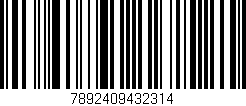 Código de barras (EAN, GTIN, SKU, ISBN): '7892409432314'