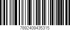 Código de barras (EAN, GTIN, SKU, ISBN): '7892409435315'