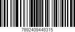 Código de barras (EAN, GTIN, SKU, ISBN): '7892409448315'