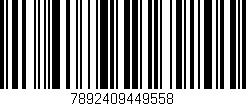 Código de barras (EAN, GTIN, SKU, ISBN): '7892409449558'