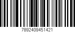 Código de barras (EAN, GTIN, SKU, ISBN): '7892409451421'