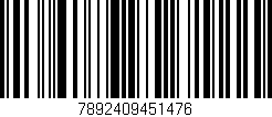 Código de barras (EAN, GTIN, SKU, ISBN): '7892409451476'