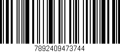 Código de barras (EAN, GTIN, SKU, ISBN): '7892409473744'