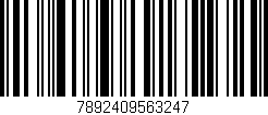 Código de barras (EAN, GTIN, SKU, ISBN): '7892409563247'