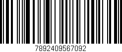 Código de barras (EAN, GTIN, SKU, ISBN): '7892409567092'