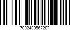 Código de barras (EAN, GTIN, SKU, ISBN): '7892409567207'