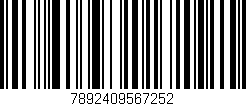 Código de barras (EAN, GTIN, SKU, ISBN): '7892409567252'