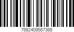 Código de barras (EAN, GTIN, SKU, ISBN): '7892409567368'