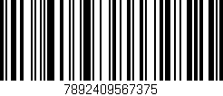 Código de barras (EAN, GTIN, SKU, ISBN): '7892409567375'