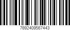 Código de barras (EAN, GTIN, SKU, ISBN): '7892409567443'