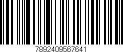 Código de barras (EAN, GTIN, SKU, ISBN): '7892409567641'