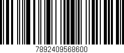Código de barras (EAN, GTIN, SKU, ISBN): '7892409568600'