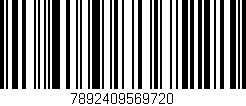 Código de barras (EAN, GTIN, SKU, ISBN): '7892409569720'