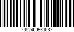 Código de barras (EAN, GTIN, SKU, ISBN): '7892409569867'
