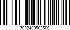 Código de barras (EAN, GTIN, SKU, ISBN): '7892409583580'