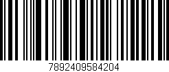 Código de barras (EAN, GTIN, SKU, ISBN): '7892409584204'