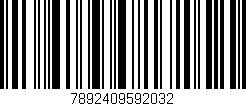Código de barras (EAN, GTIN, SKU, ISBN): '7892409592032'