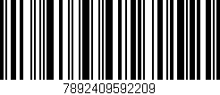 Código de barras (EAN, GTIN, SKU, ISBN): '7892409592209'