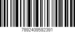 Código de barras (EAN, GTIN, SKU, ISBN): '7892409592391'