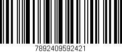 Código de barras (EAN, GTIN, SKU, ISBN): '7892409592421'