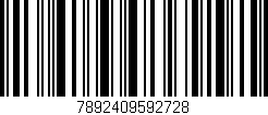 Código de barras (EAN, GTIN, SKU, ISBN): '7892409592728'