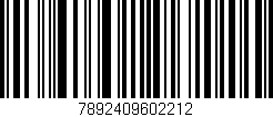 Código de barras (EAN, GTIN, SKU, ISBN): '7892409602212'