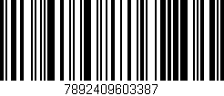Código de barras (EAN, GTIN, SKU, ISBN): '7892409603387'