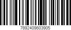 Código de barras (EAN, GTIN, SKU, ISBN): '7892409603905'