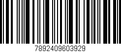 Código de barras (EAN, GTIN, SKU, ISBN): '7892409603929'