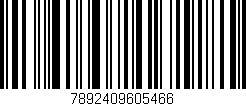 Código de barras (EAN, GTIN, SKU, ISBN): '7892409605466'