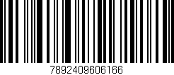 Código de barras (EAN, GTIN, SKU, ISBN): '7892409606166'
