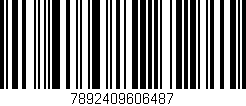 Código de barras (EAN, GTIN, SKU, ISBN): '7892409606487'