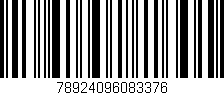 Código de barras (EAN, GTIN, SKU, ISBN): '78924096083376'