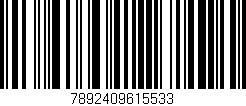 Código de barras (EAN, GTIN, SKU, ISBN): '7892409615533'