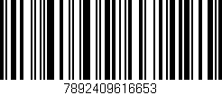 Código de barras (EAN, GTIN, SKU, ISBN): '7892409616653'