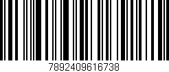 Código de barras (EAN, GTIN, SKU, ISBN): '7892409616738'