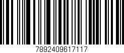 Código de barras (EAN, GTIN, SKU, ISBN): '7892409617117'