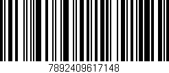 Código de barras (EAN, GTIN, SKU, ISBN): '7892409617148'