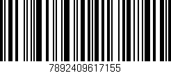 Código de barras (EAN, GTIN, SKU, ISBN): '7892409617155'